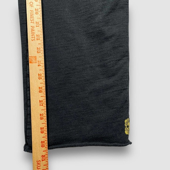 Y2K Lucky Brand Womens Small Black Koi Fish Waves Drawstring Sweatpants - Picture 7 of 8